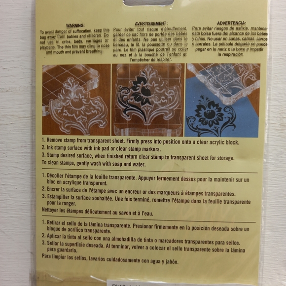 Reflections wedding clear stamps - Picture 2 of 2